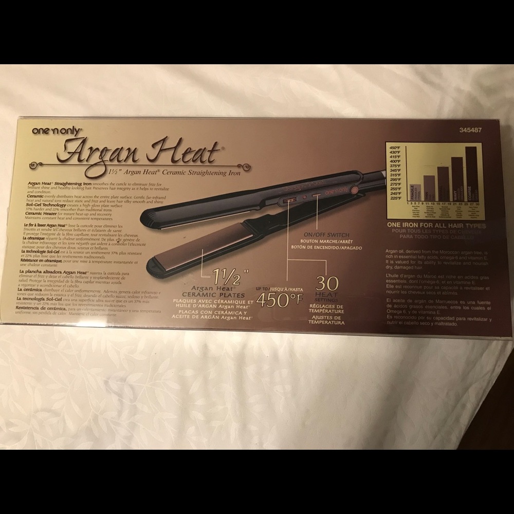 One n Only 1.5” flat iron